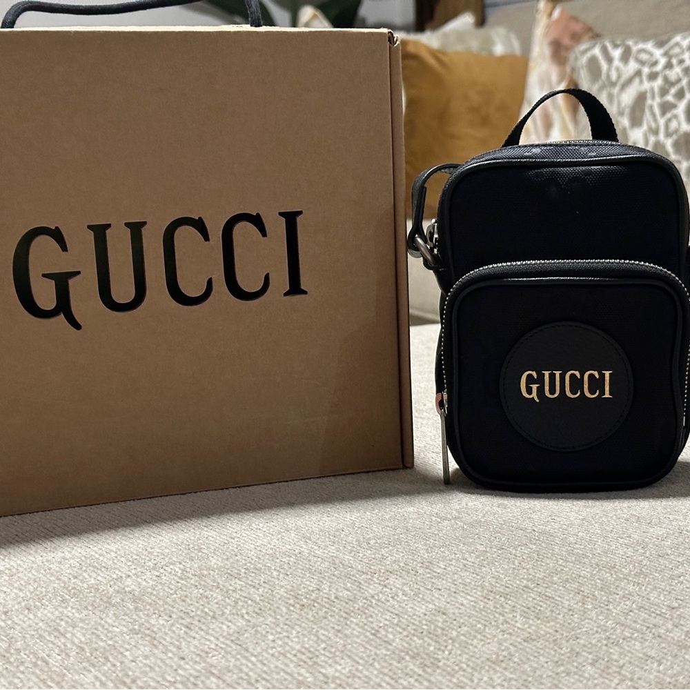 AUTHENTIC GUCCI OFF THE GRID MINI BLACK BAG